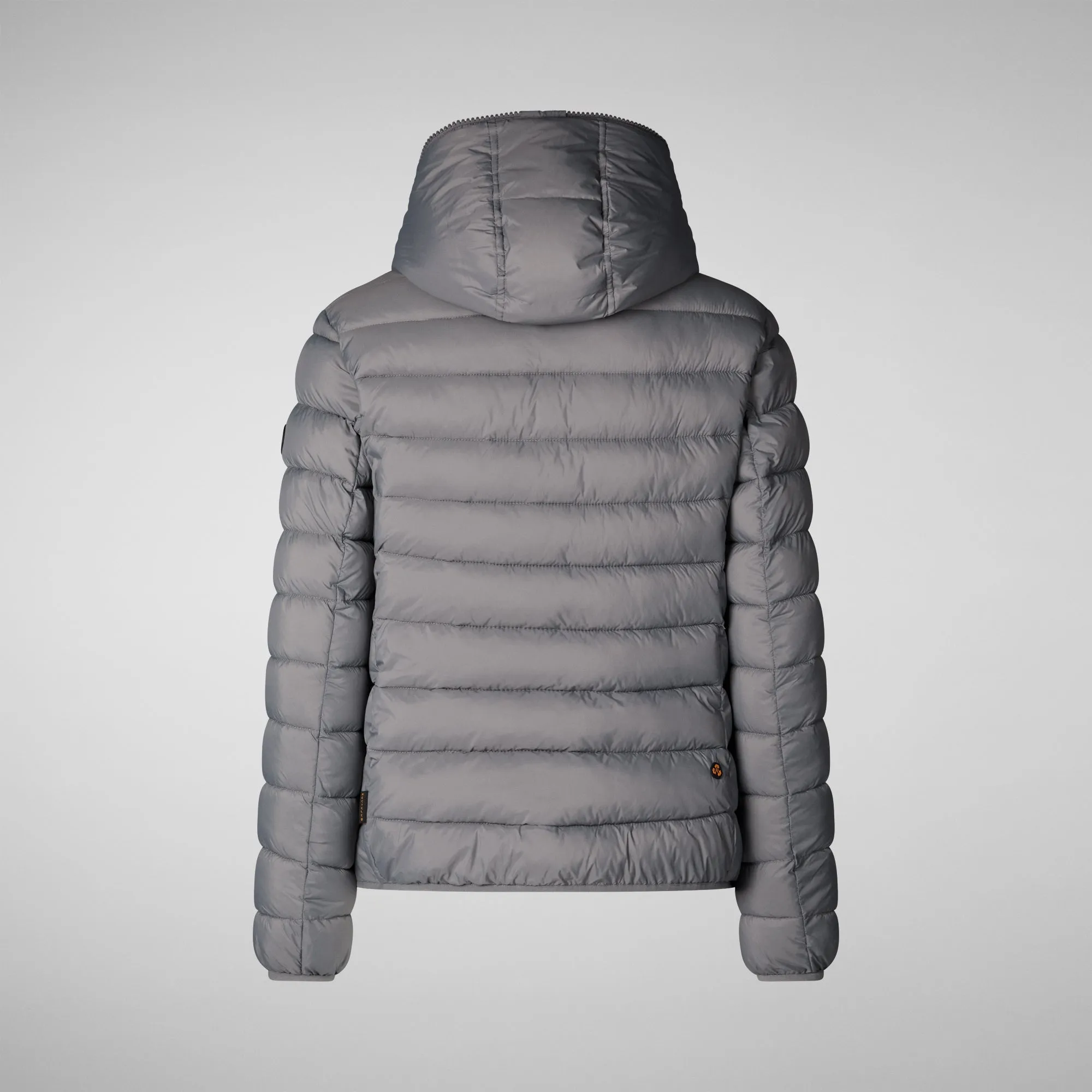 Women's  animal free Puffer jacket Ethel in mid grey