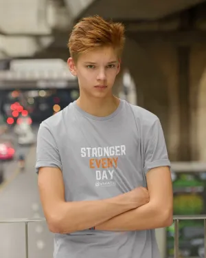 Youth/Kids Slogan T Shirts 'Stronger Everyday'